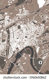 map of the city of Cordoba, Spain