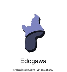 Map City of Edogawa illustration vector Design Template, suitable for your company