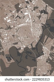 Stadtplan von Gomel, Belarus