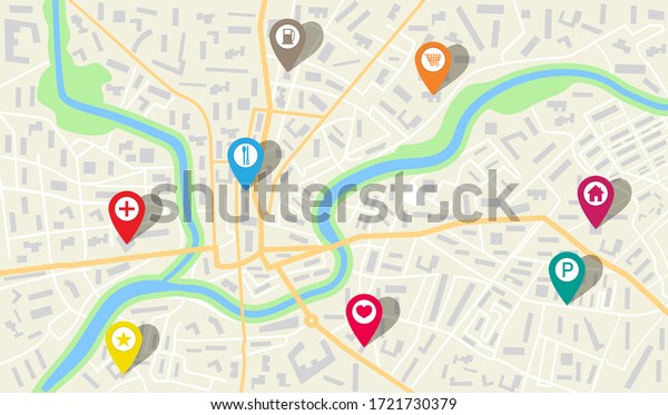 Map City Gps Pins Direction 600w 1721730379 