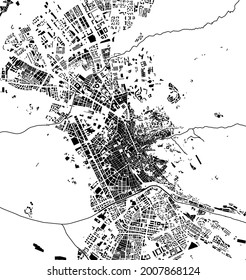 map of the city of Granada, Spain