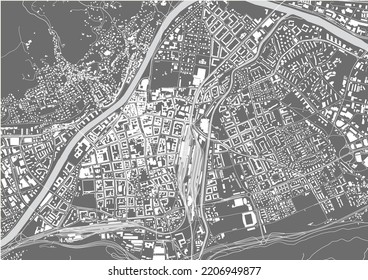 Map City Innsbruck Austria Stock Vector Royalty Free 2206949877   Map City Innsbruck Austria 260nw 2206949877 