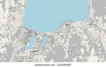 mapa de la ciudad de Jonkoping, Suecia