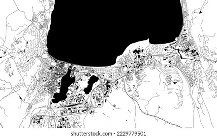 mapa de la ciudad de Jonkoping, Suecia