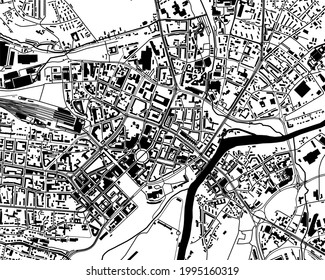 Stadtplan von Kassel, Deutschland
