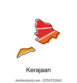 Map City of Kerajaan Vector Design. Abstract, designs concept, logo design template
