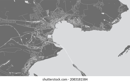mapa de la ciudad de Kerch, Crimea