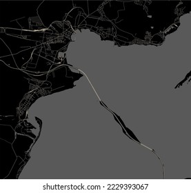 Karte der Stadt Kerch, Krim