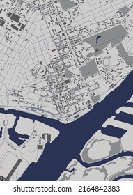mapa de la ciudad de Kherson, Ucrania