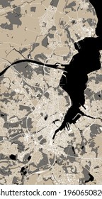 mapa de la ciudad de Kiel, Alemania