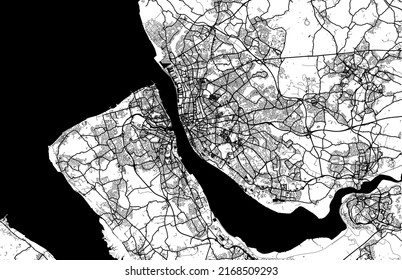 Map of the city of Liverpool. Vector illustration
United Kingdom