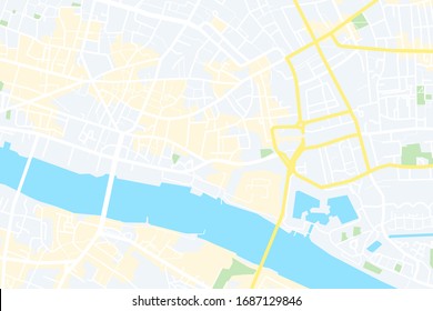 Map of the city. London,England. vector illustration.