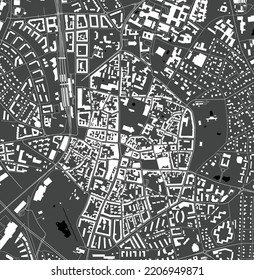 Stadtplan von Lund, Schweden