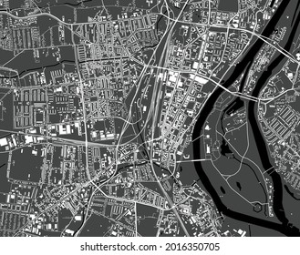Stadtplan von Magdeburg, Deutschland