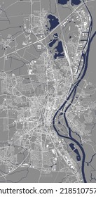 Stadtplan von Magdeburg, Deutschland