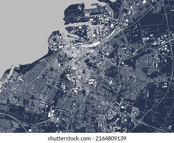 Stadtplan von Malmo, Schweden