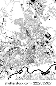 map of the city of Mogilev, Belarus
