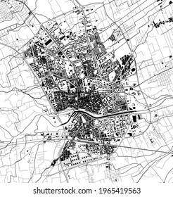 map of the city of Murcia, Spain