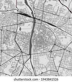 map of the city of Parma, Emilia-Romagna, Italy