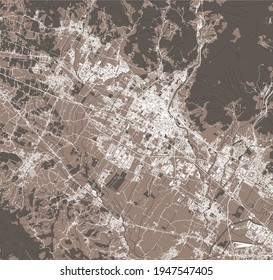 Stadtplan von Prato, Italien