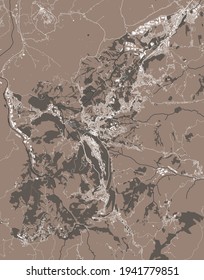 map of the city of San-Marino, San-Marino