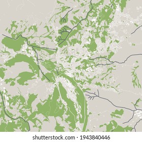 map of the city of San-Marino, San-Marino