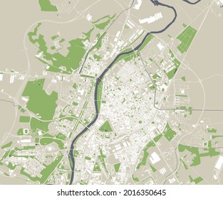 Stadtplan von Valladolid, Spanien