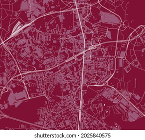 map of the city of Vila Nova de Gaia, Portugal
