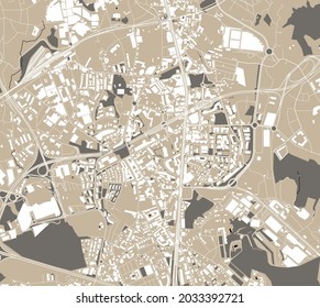 map of the city of Vila Nova de Gaia, Portugal