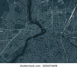 mapa de la ciudad de Vinnytsia, Ucrania