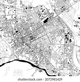 map of the city of Zhytomyr, Ukraine