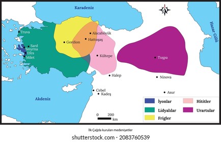 map of civilizations established in the first age