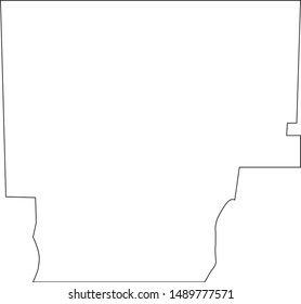 Map Of Claiborne County In Louisiana