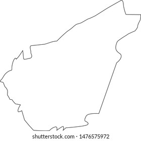 Map of Clarendon County in the state of South Carolina