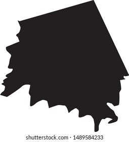 Map of Clark County in the state of Kentucky