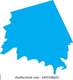 Map of Clark County in the state of Kentucky