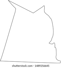 Map of Clinton County in the state of Kentucky