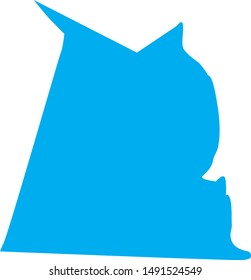 Map of Clinton County in the state of Kentucky