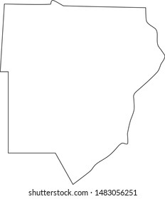 Map Of Cobb County In Georgia State In USA