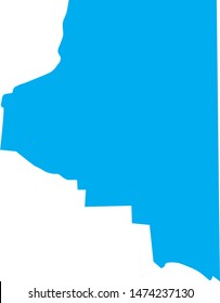 map of Coconino in arizona state