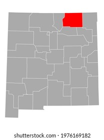 Map of Colfax in New Mexico on white