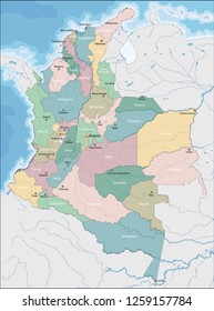 Map of Colombia