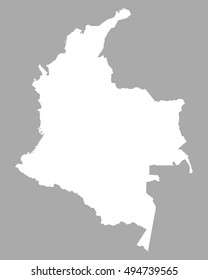 Map of Colombia