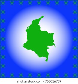 map of colombia