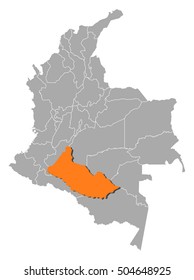 Map - Colombia, Caqueta