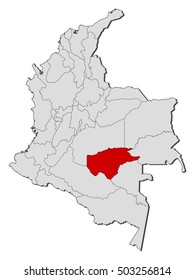 Map - Colombia, Guaviare