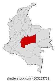 Map - Colombia, Meta