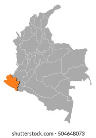 Map - Colombia, Narino