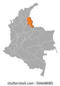 Map - Colombia, Norte de Santander