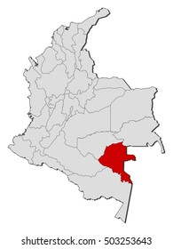 Map - Colombia, Vaupes